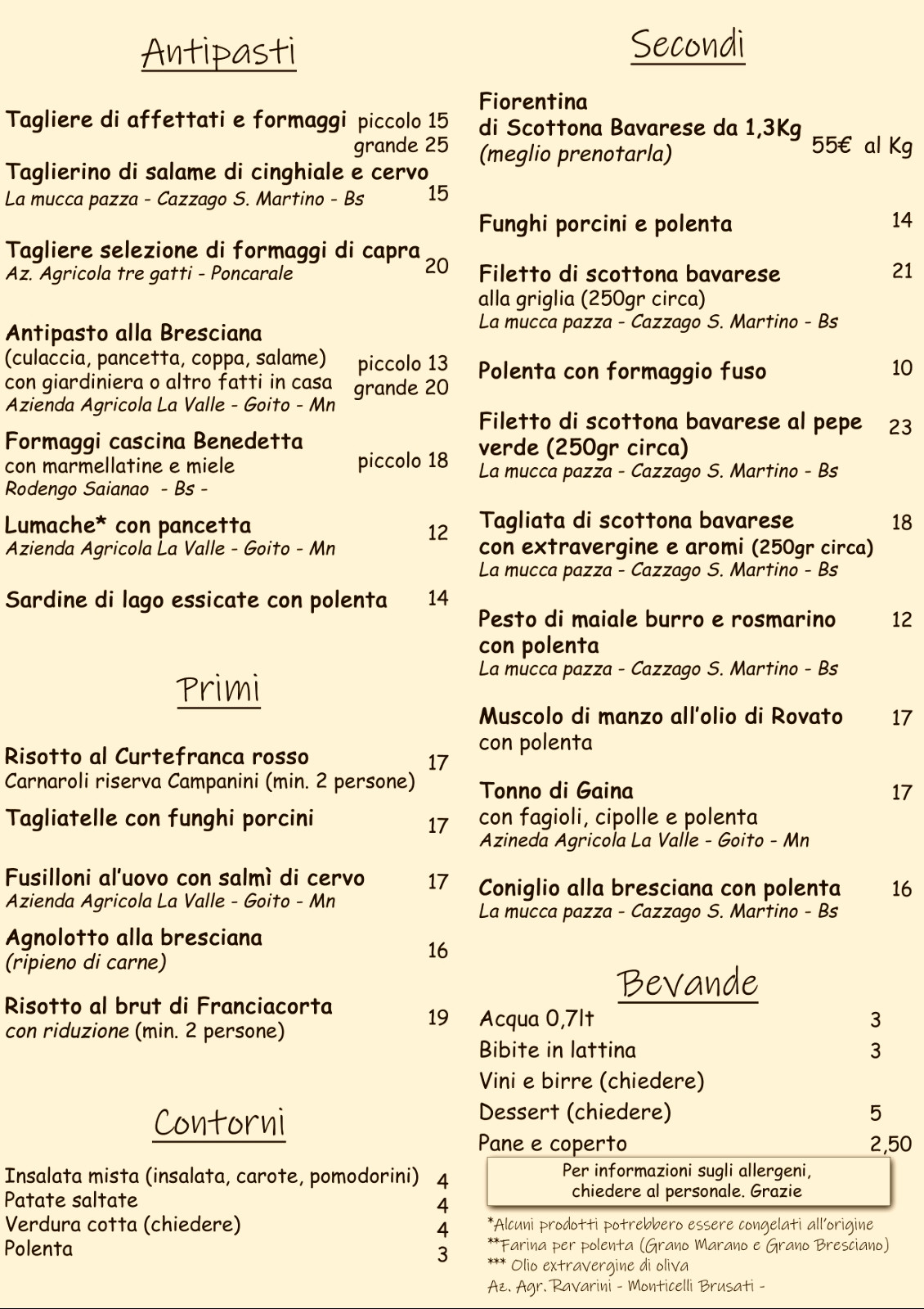 Nuovo Menù 