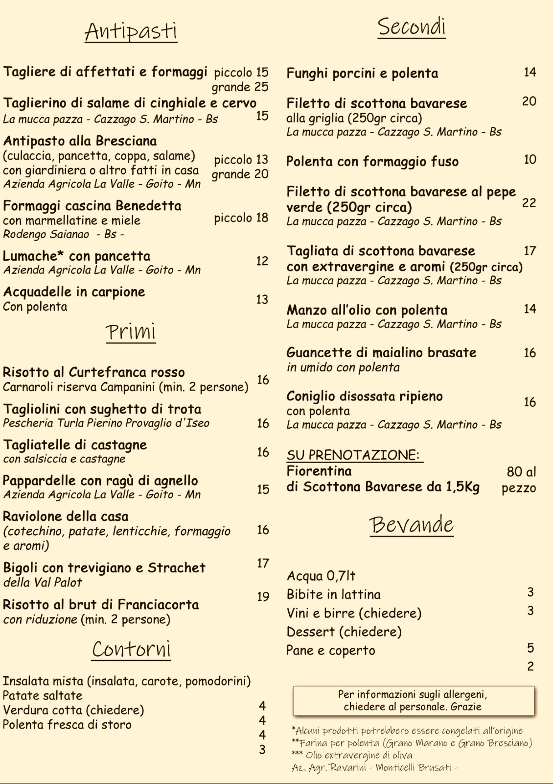 Nuovo Menù 