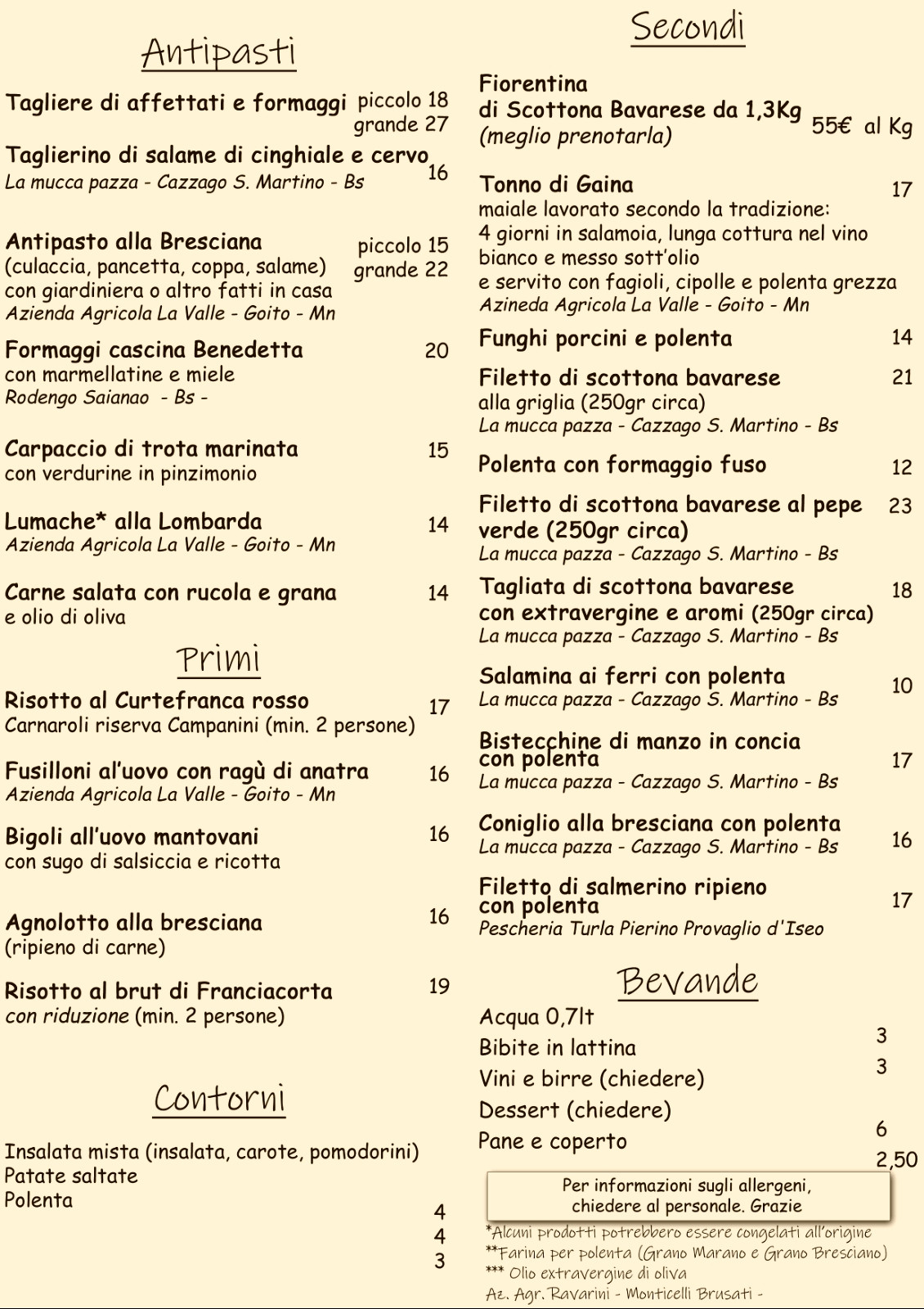 Nuovo Menù 